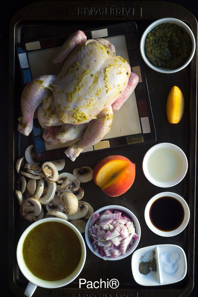 Pollo Entero Rostizado con Salsa de Teriyaki