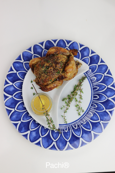 Pollo al Curry con Salsa de Mango al Curry