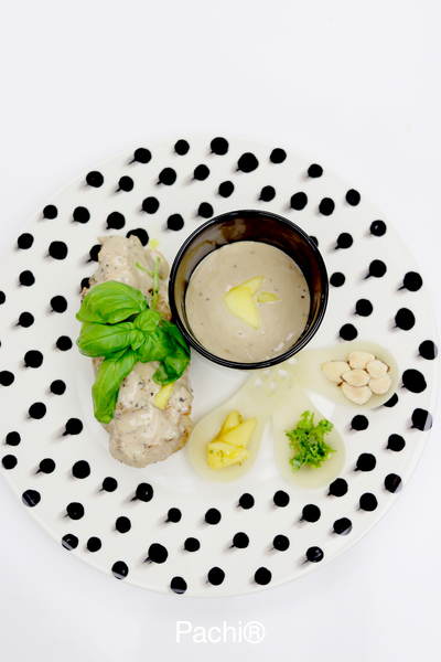 Enrrollado  de Pavo relleno con Hierbas