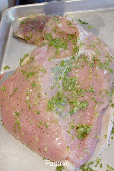 Enrrollado  de Pavo relleno con Hongos