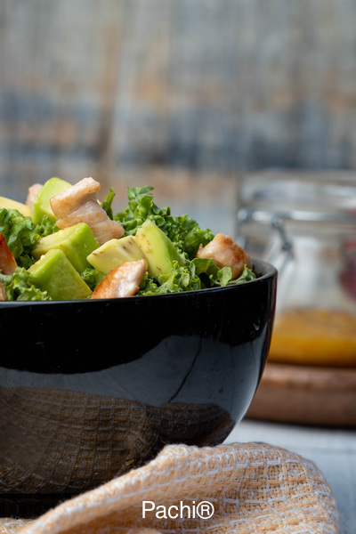 Lechuga Romana con Pavo y Aguacate