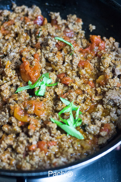 Pasta Integral con Salsa Boloñesa