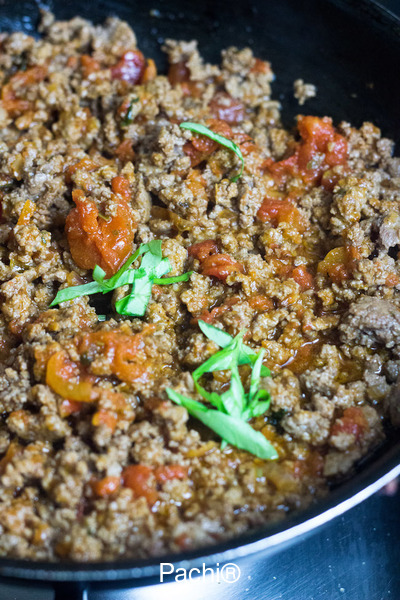 Pasta Integral con Salsa Boloñesa
