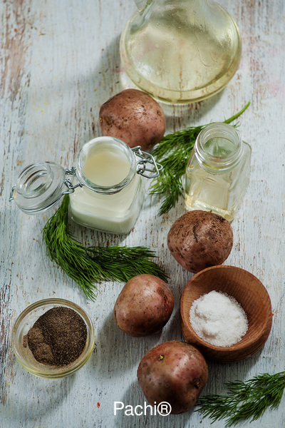 Ensalada de Papas con hierbas
