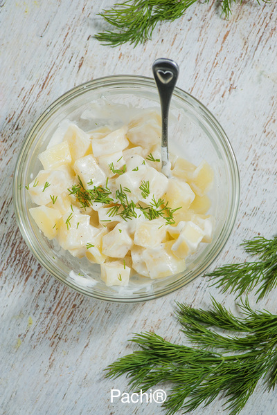 Ensalada de Papas con hierbas