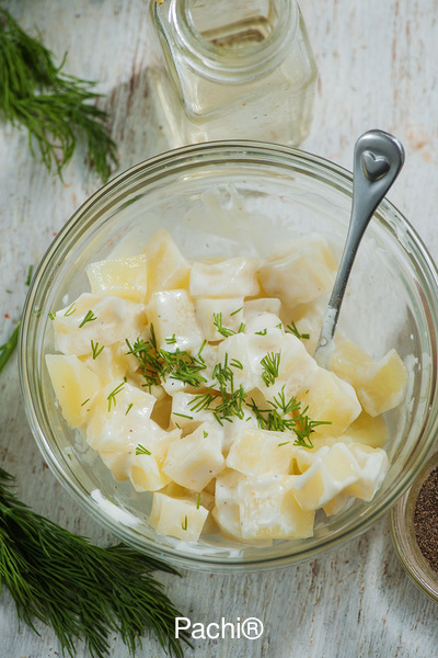 Ensalada de Papas con hierbas