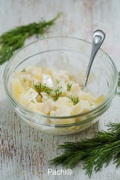 Ensalada de Papas con hierbas