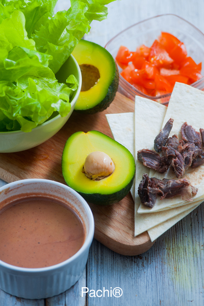 Wrap o Taco de Carne