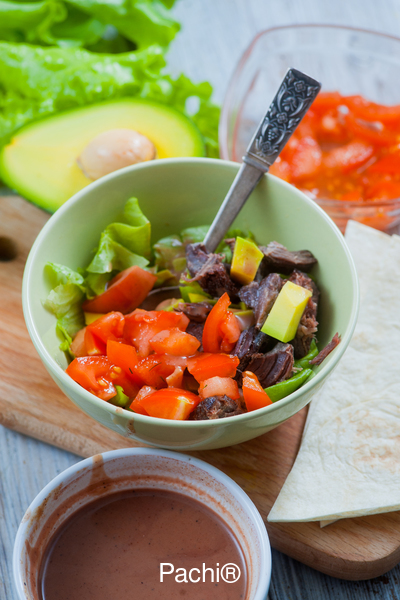 Wrap o Taco de Carne
