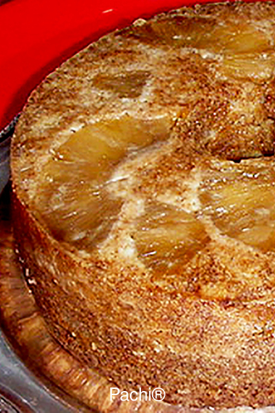 Pastel Integral de Piña