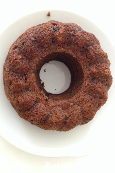 Pastel Integral de Banana y Nueces