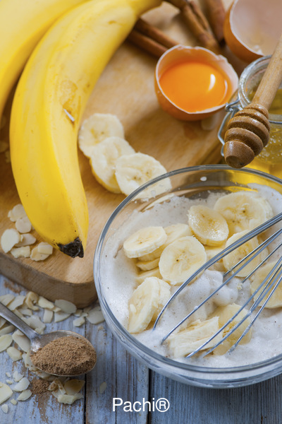 Banana con canela al Horno